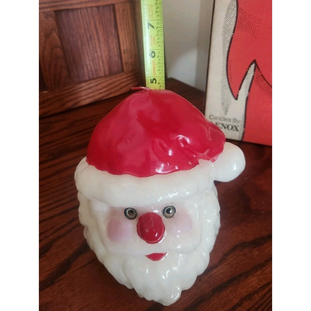 Vintage Candlew By Lenox Santa Head Candle With Original Box - Picture 8 of 8